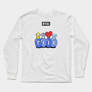 bt21 bts exclusive design 55 Long Sleeve T-Shirt